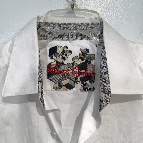 ROBERT GRAHAM Ash Grove Short Sleeve Shirt  NWT - Picture 5 of 10
